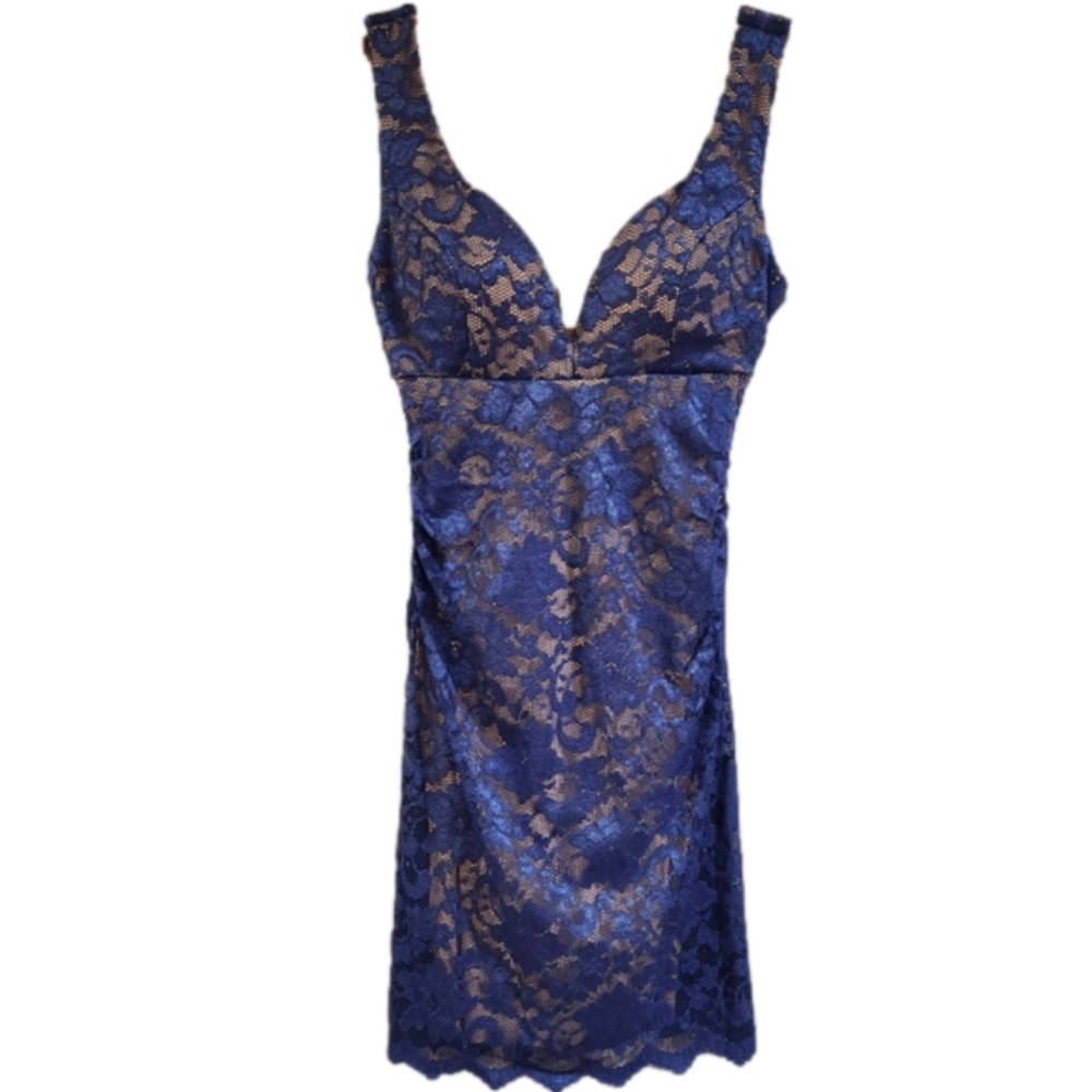 Emerald Sundae NWT Blue Lace Dress Size Medium